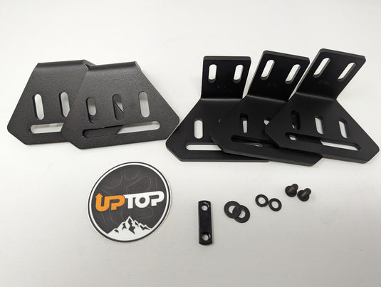 Windscreen Lighting Mount Kit-Brackets-upTOP Overland-5x Baja Design LP6-upTOP Overland
