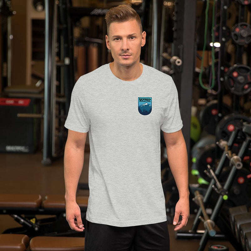 Load image into Gallery viewer, upTOP 2023 Blues Tee-Printful-Athletic Heather-upTOP Overland