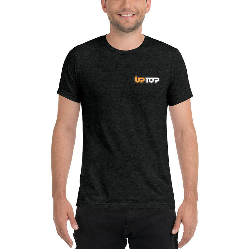 Load image into Gallery viewer, upTOP 2023 Crew Tee-Printful-Charcoal-Black Triblend-upTOP Overland