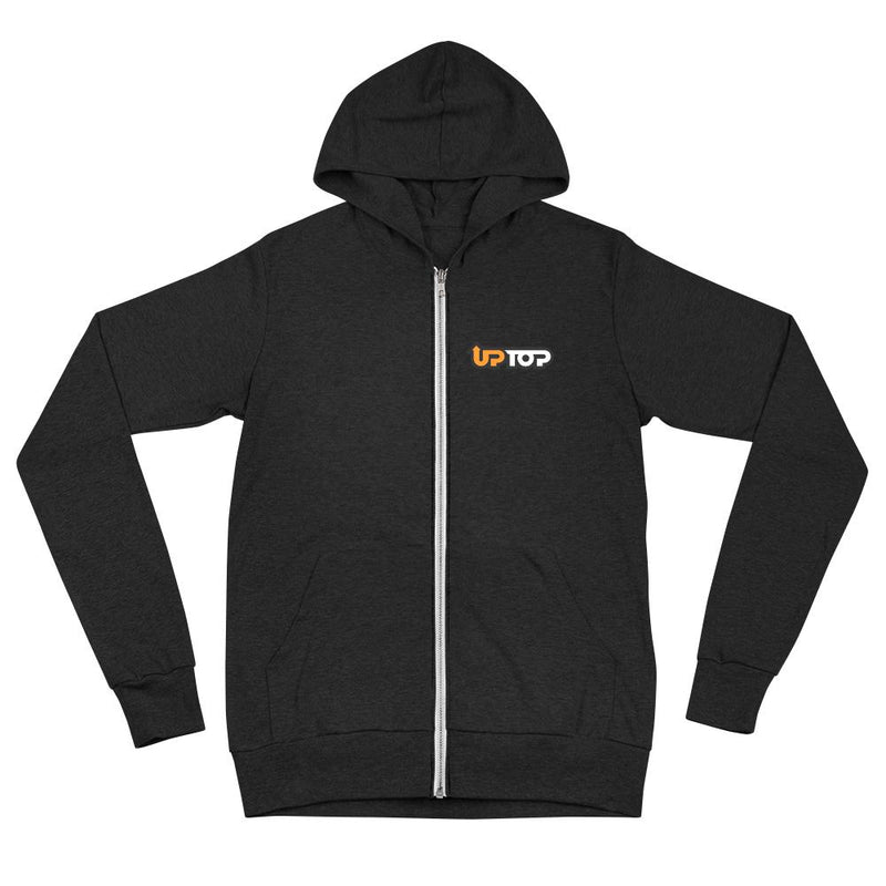 Load image into Gallery viewer, upTOP Front Zip hoodie-printful-upTOP Overland