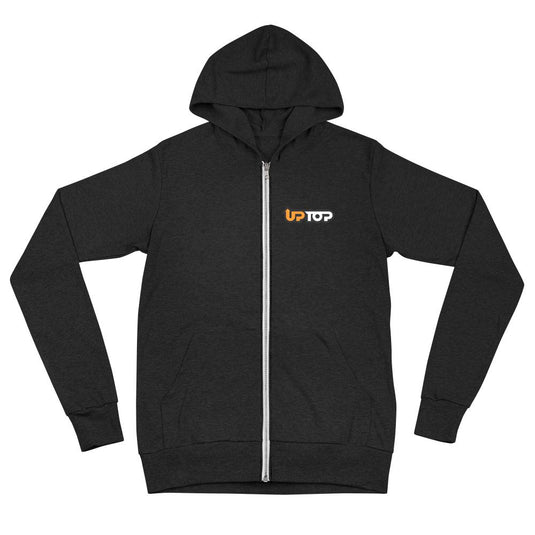upTOP Front Zip hoodie-printful-upTOP Overland