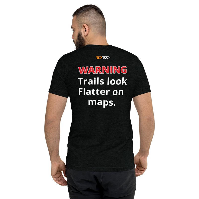 Load image into Gallery viewer, upTOP Warning Tee-Printful-Solid Black Triblend-upTOP Overland
